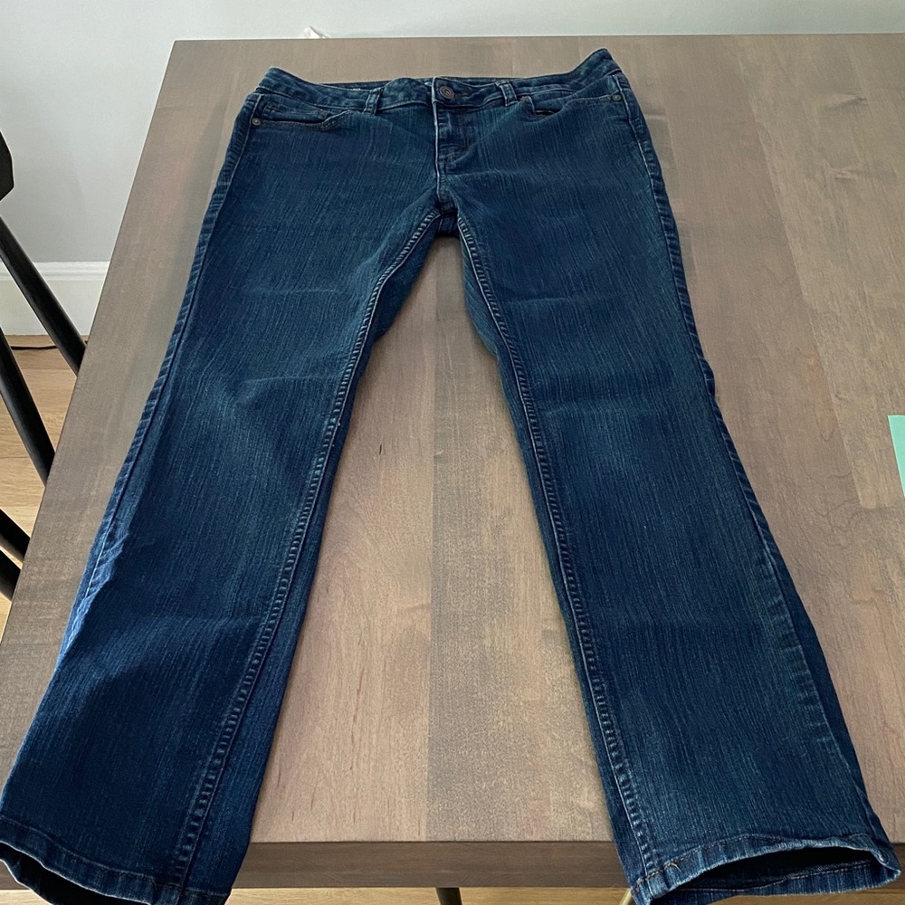 Liz Claiborne Dark Blue Boot Cut Jeans